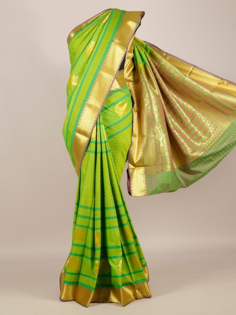 

Pothys Green Woven Design Art Silk Saree