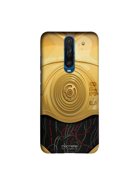 

macmerise Black & Yellow Attire C3PO Printed Xiaomi Poco X2 Back Case