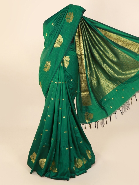 

Pothys Green Woven Design Saree