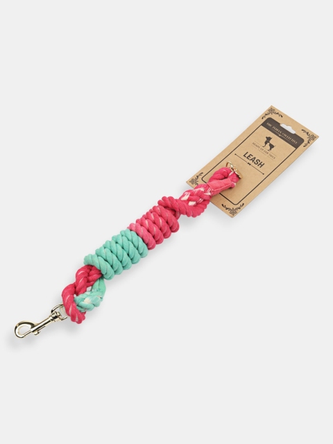 

Heads Up For Tails Turquoise Blue & Red HUFT The Indian Collective Rope Dog Leash