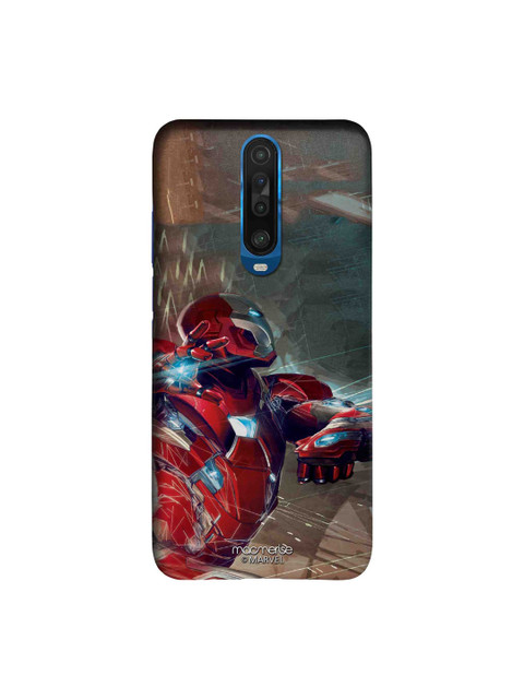 

macmerise Red & Blue Ironman Attack Xiaomi Poco X2 Back Case