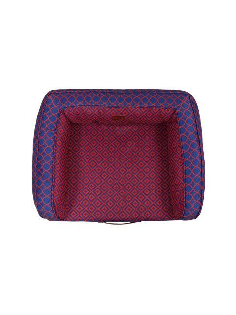 

Heads Up For Tails Blue & Red Printed The Indian Collective Raaga Sofa Dog Bed