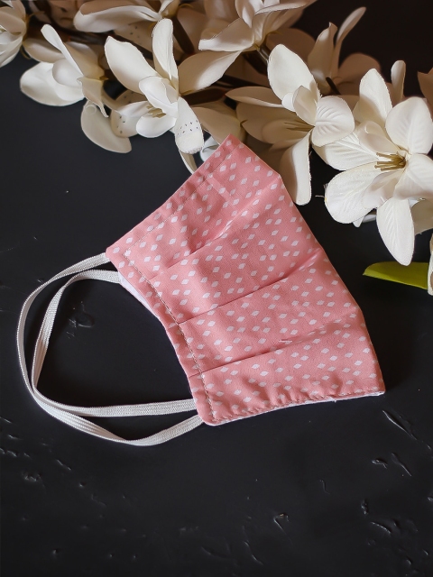 

Bellofox Unisex Peach-Coloured & White Printed 3-Ply Reusable Protective Outdoor Masks