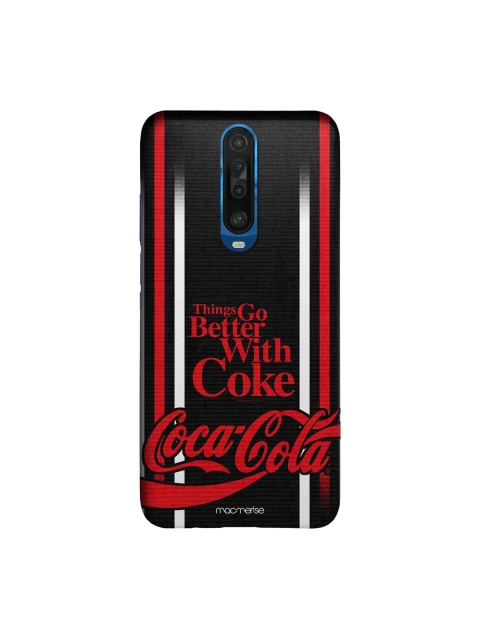 

macmerise Black & Red Better With Coke Sleek Xiaomi Poco X2 Back Case