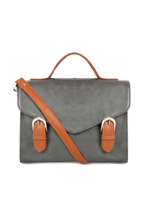 

Toteteca Grey Solid Satchel