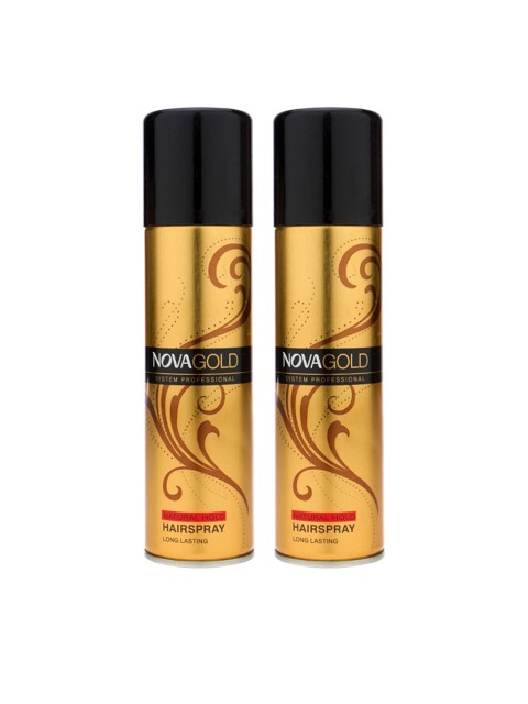 

Nova Gold Natural Hold Hair Spray 200ml Pack of 2