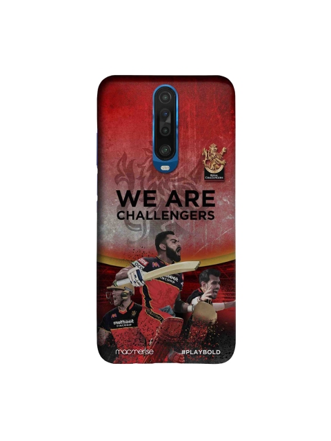 

macmerise Red & Black RCB Celebration Xiaomi Poco X2 Sleek Back Case