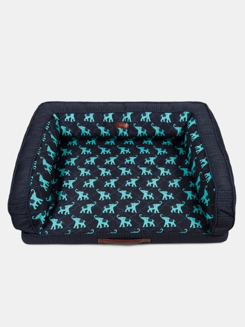 

Heads Up For Tails Black & Blue Sofa Dog Bed