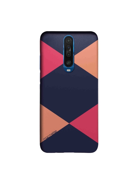 

macmerise Pink & Orange Criss Cross Blupink Printed Xiaomi Poco X2 Back Case