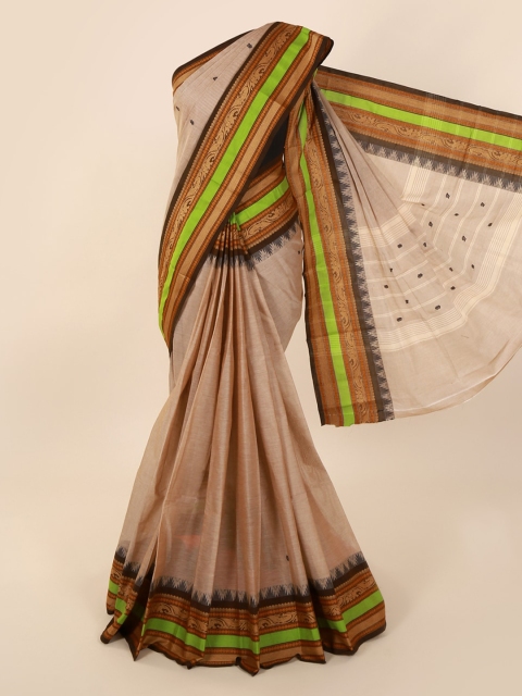 

Pothys Brown Woven Design Pure Cotton Saree