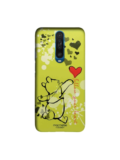 

macmerise Yellow & Black Printed Follow Your Heart Xiaomi Poco X2 Back Cover
