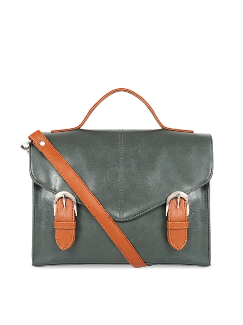 

Toteteca Green Solid Satchel