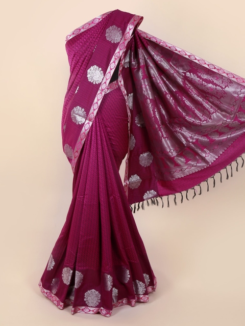 

Pothys Purple Woven Design Art Silk Saree