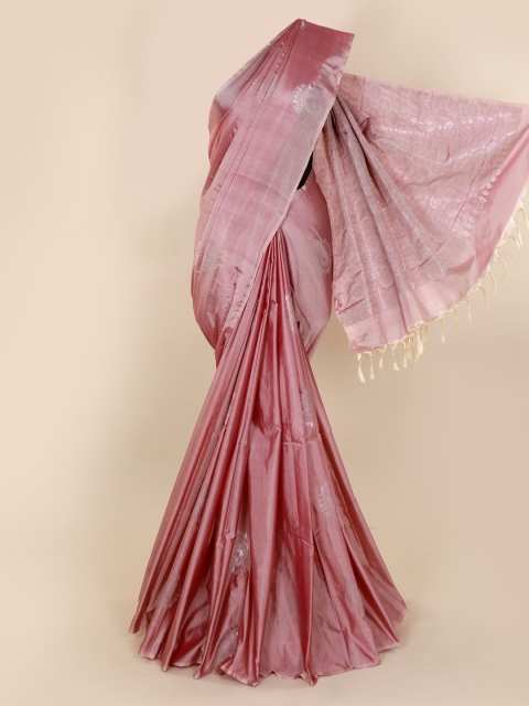 

Pothys Mauve Woven Design Silk Cotton Saree