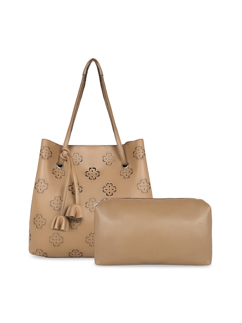 

Toteteca Tan Solid Tote Bag