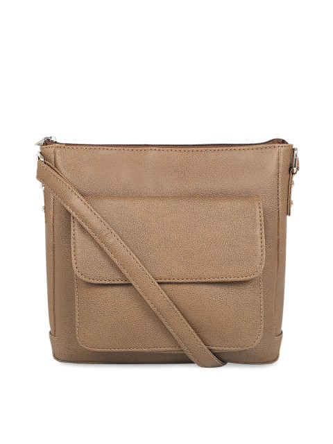 

Toteteca Beige Solid Sling Bag