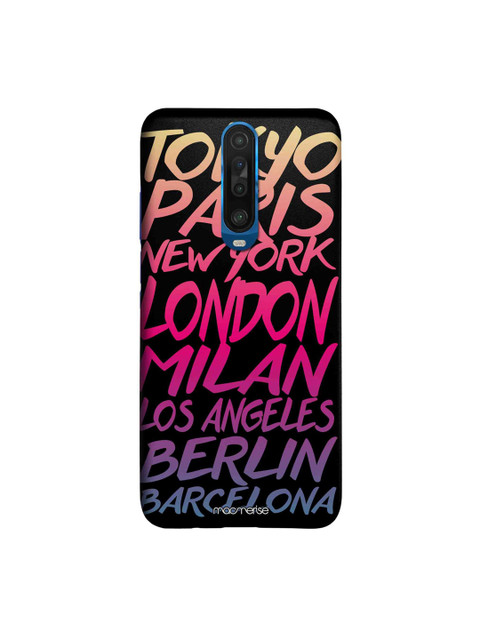 

macmerise Black & Pink Fashion Cities Xiaomi Poco X2 Sleek Back Case