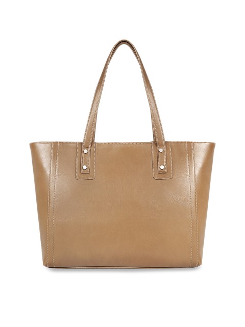

Toteteca Tan Solid Shoulder Bag