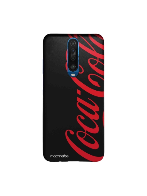 

macmerise Black & Red Printed Coke Xiaomi Poco X2 Back Cover