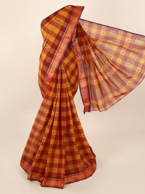 

Pothys Multicoloured Checked Saree, Multi