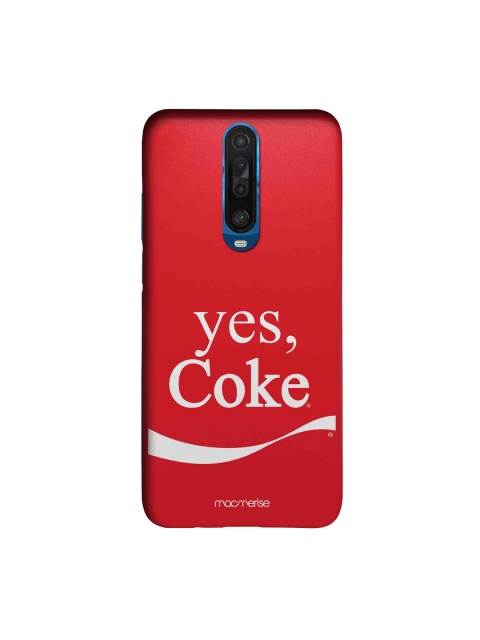 

macmerise Red & White Yes Coke Sleek Xiaomi Poco X2 Back Case
