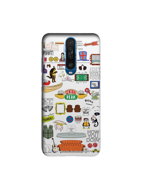 

macmerise White & Yellow Friends Doodle Xiaomi Poco X2 Back Case