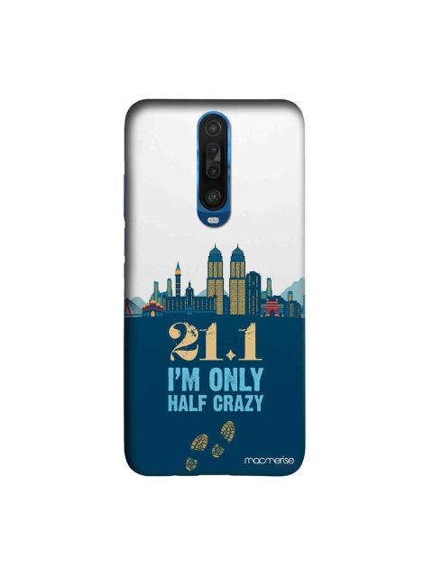

macmerise Blue & White Half Crazy Sleek Xiaomi Poco X2 Back Case