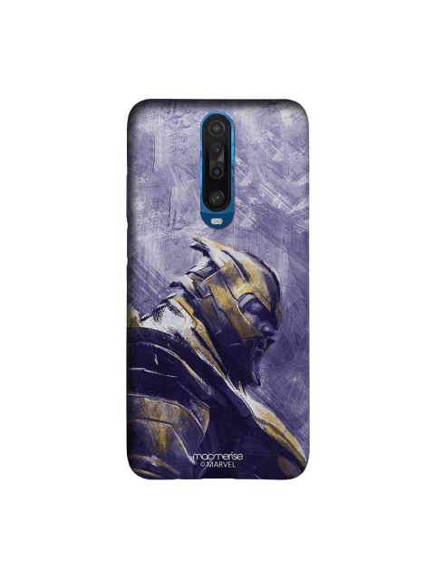 

macmerise Purple & Gold-Toned Thanos Suited Up Xiaomi Poco X2 Back Cover
