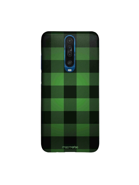 

macmerise Green & Black Checkmate Xiaomi Poco X2 Sleek Back Case