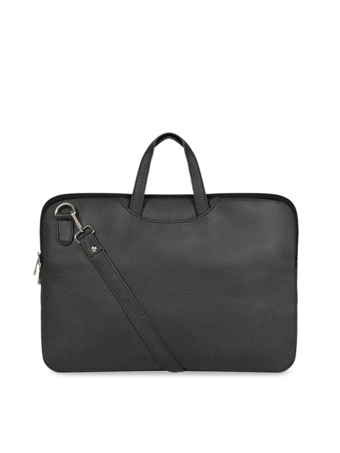 

Toteteca Unisex Black Solid Laptop Bag