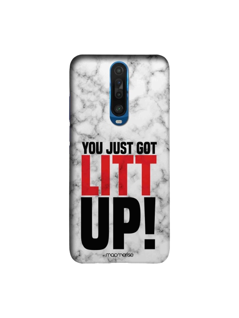 

macmerise Grey & Red Litt Up Sleek Xiaomi Poco X2 Back Case