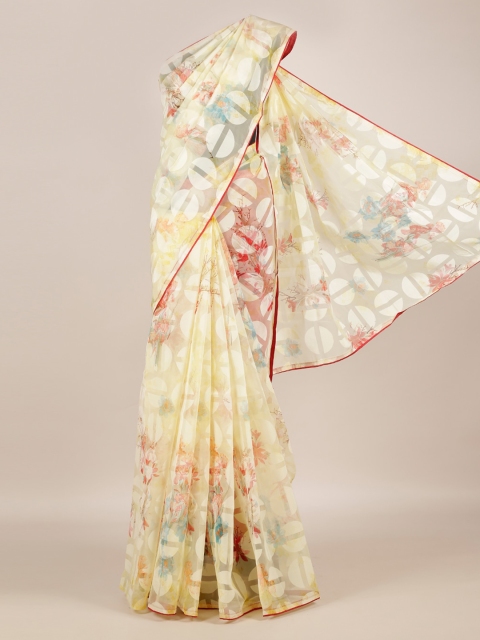 

Pothys Yellow Woven Design Saree