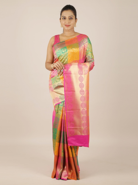 

Pothys Multicoloured Woven Design Art Silk Saree, Multi
