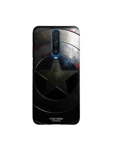 

macmerise Black Printed Rusted Captains Shield Xiaomi Poco X2 Back Cover