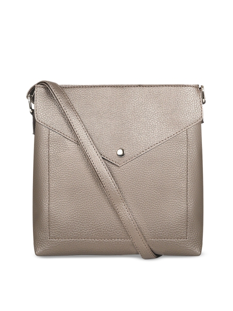 

Toteteca Silver-Toned Solid Sling Bag