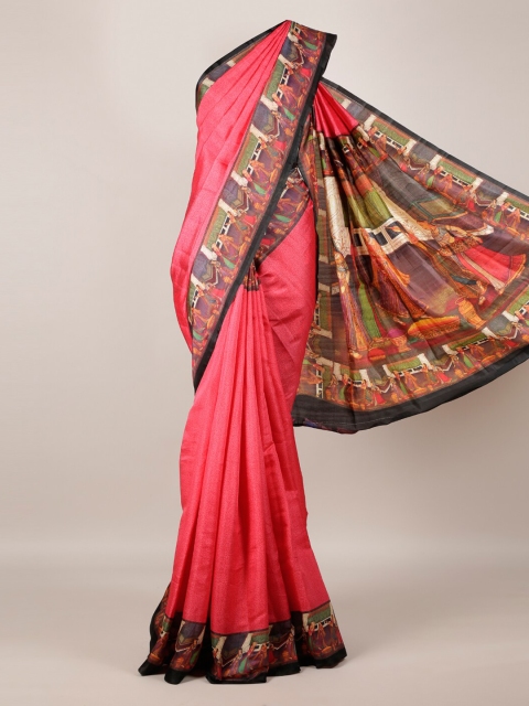 

Pothys Pink Solid Saree