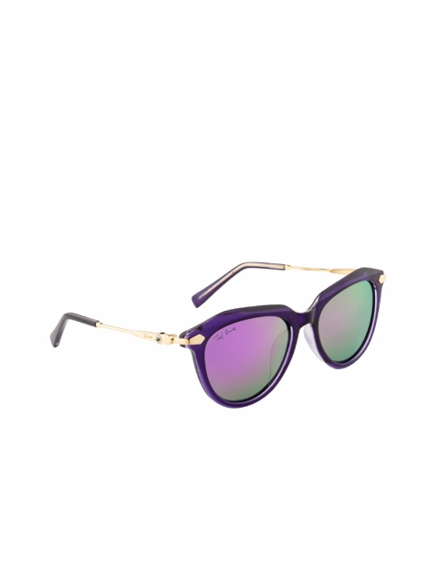 

Ted Smith Women Wayfarer Sunglasses TS-P0805_C5, Purple
