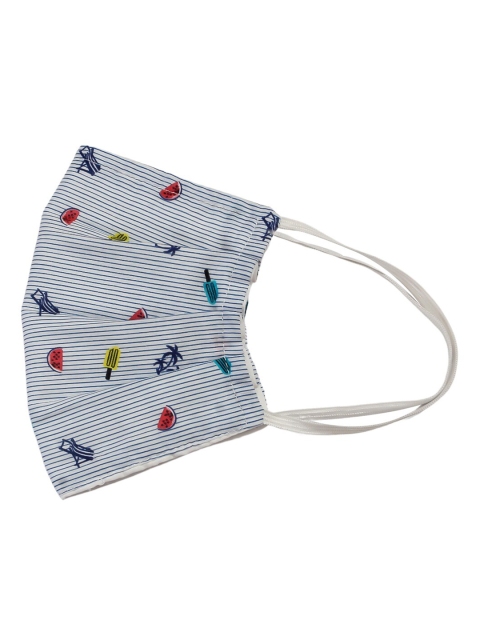 

Bellofox Unisex Blue & Red Printed 3-Ply Reusable Protective Outdoor Masks