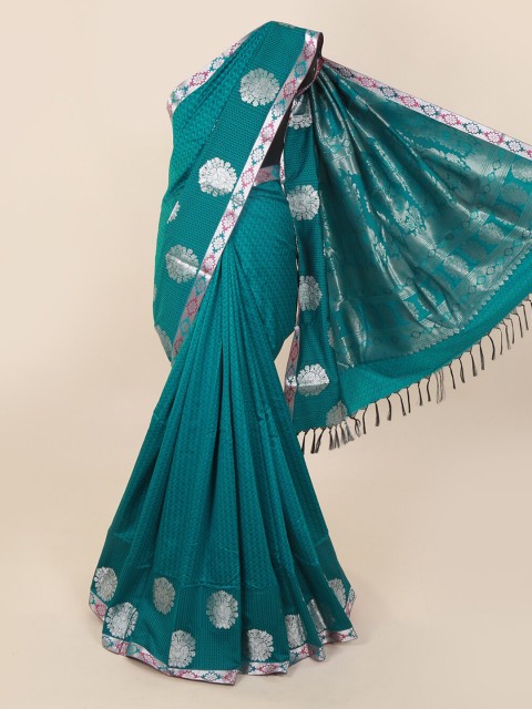 

Pothys Green Woven Design Art Silk Saree