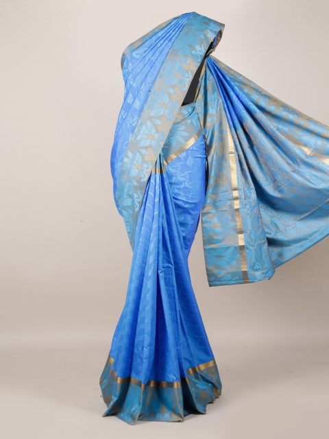 

Pothys Blue Woven Design Art Silk Saree