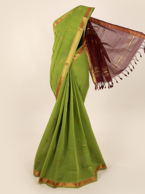 

Pothys Green Printed Pure Cotton Saree