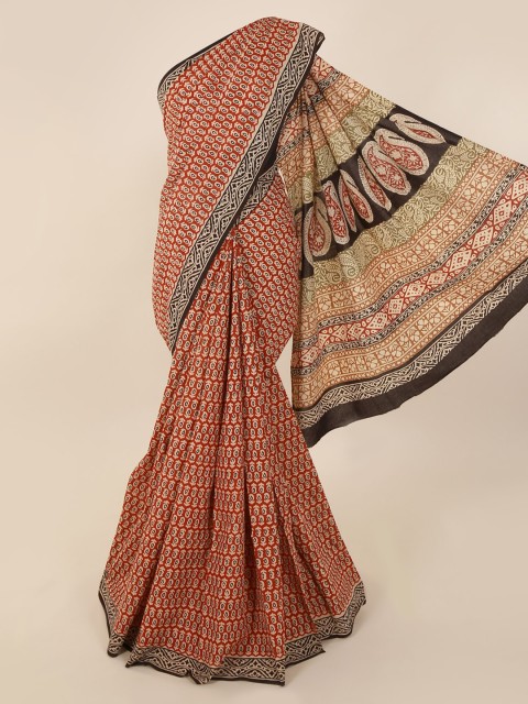 

Pothys Red Printed Pure Cotton Saree