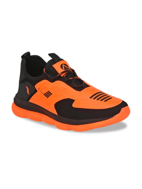 

AfroJack Men Orange Synthetic Mid-Top Training or Gym Shoes