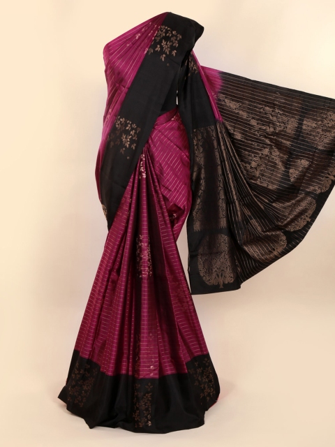 

Pothys Violet Woven Design Kanjeevaram Saree