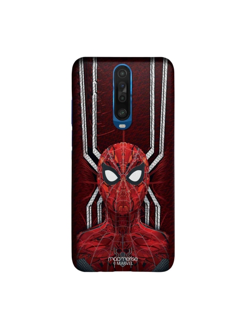 

macmerise Maroon & Red Printed Spidey Stance Sleek Case for Xiaomi Poco X2