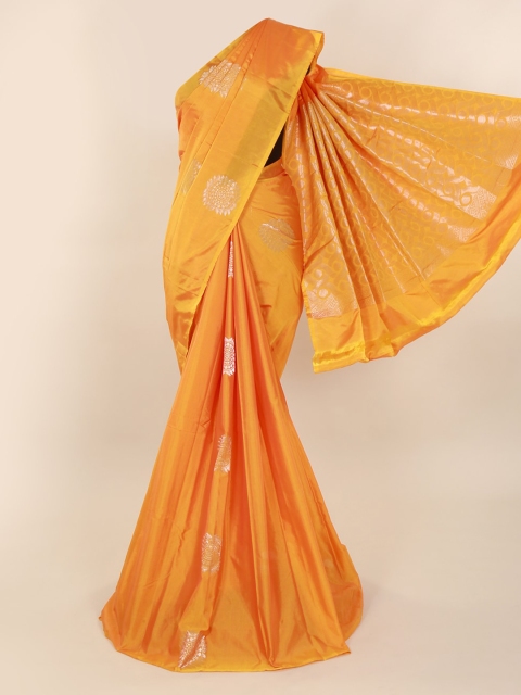 Pothys Orange Woven Design Saree