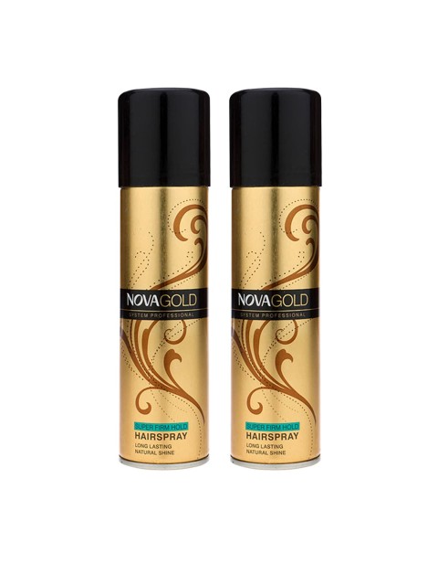 

NOVA Gold Super Hold Hair Spray 200ml (Pack of 2)