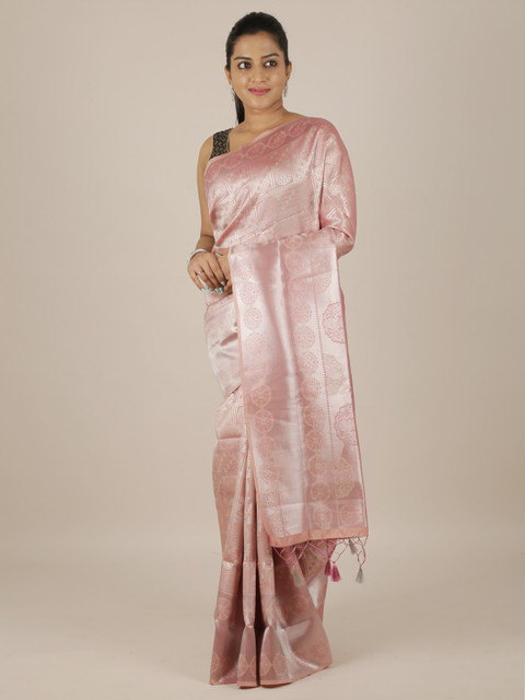 

Pothys Cream-Coloured Woven Design Art Silk Saree