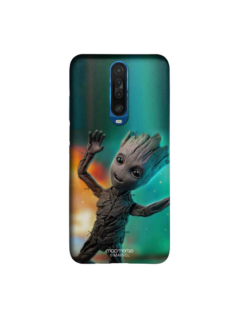 

macmerise Green & Grey Superhero Baby Groot Dance Sleek Xiaomi Poco X2 Case