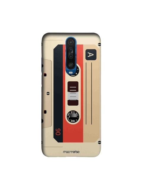 

macmerise Beige & Red Casette Sleek Xiaomi Poco X2 Case